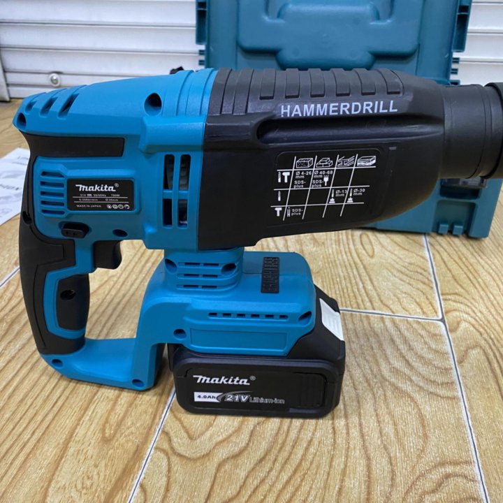 Аккумуляторный перфоратор makita, акамулятор 21V