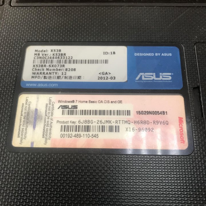 Ноутбук asus AMD E-450 озу 3 Гб HDD 500 Гб