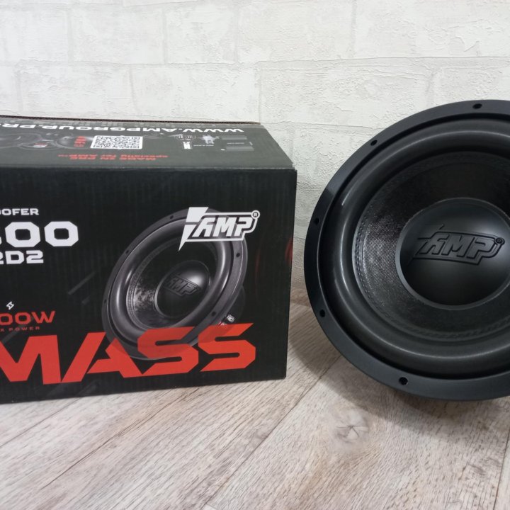 Новый сабвуфер AMP mass 800 12D2