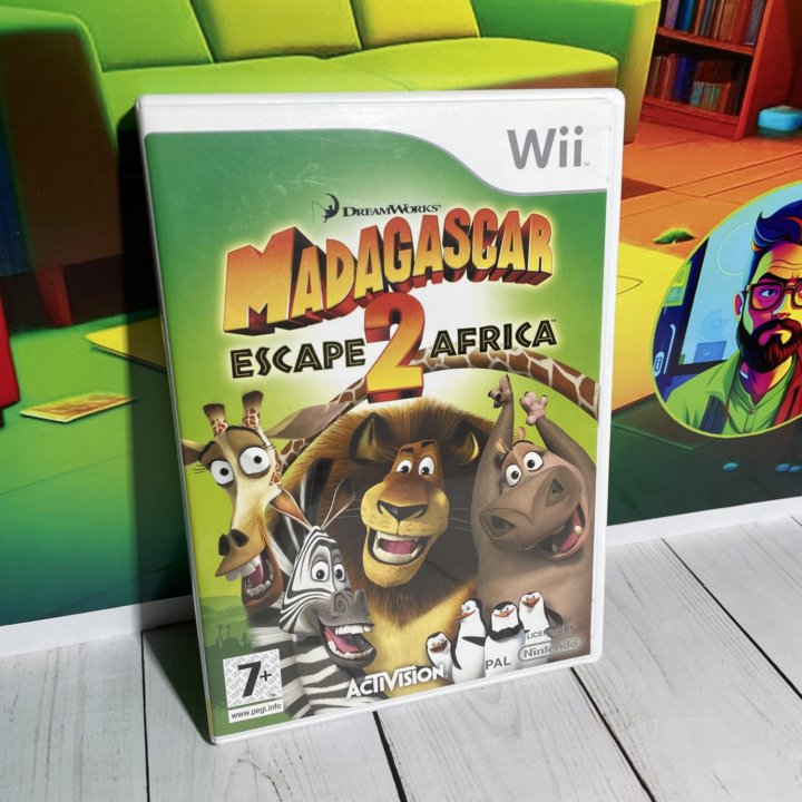 Мадагаскар 2 Побег в Африку Игра Nintendo Wii