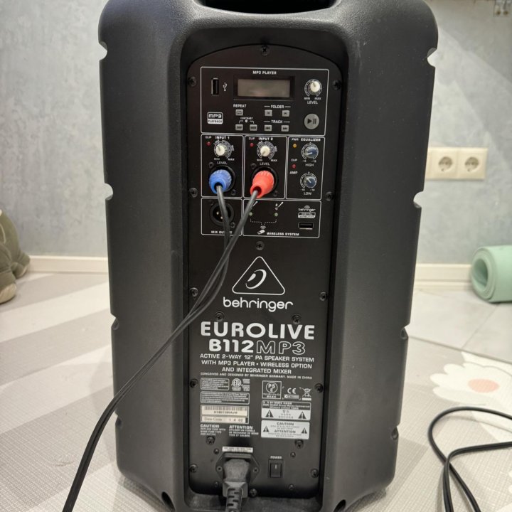 Акустическая колонка behringer eurolive b112 mp3