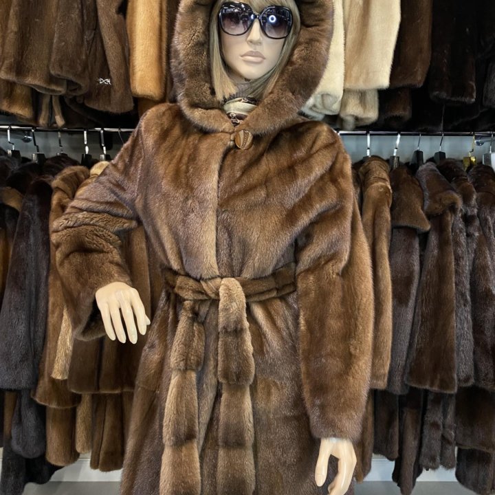 Kopenhagen Fur. Аукционный полушубок из норки 50- 52 р.