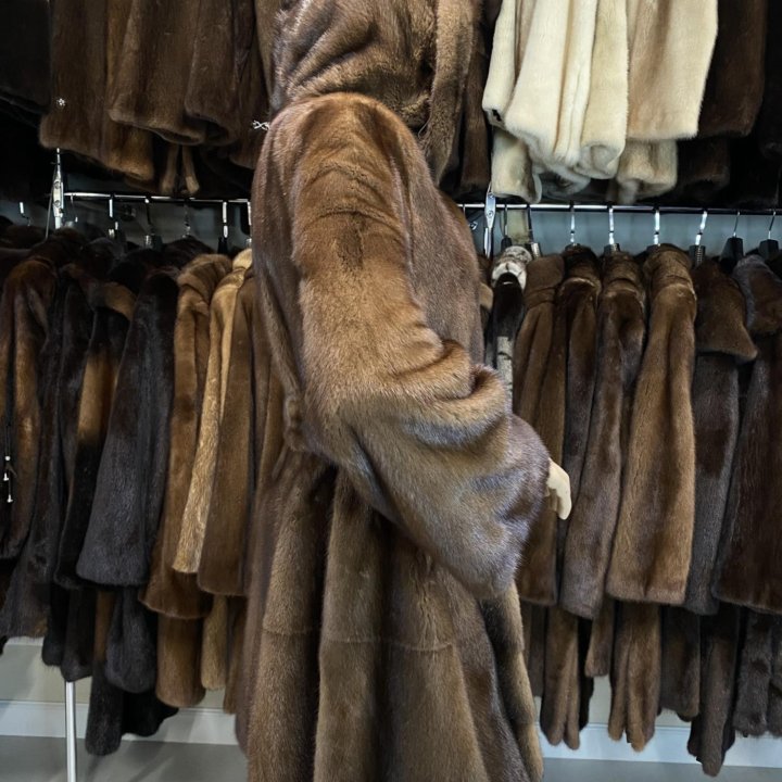 Kopenhagen Fur. Аукционный полушубок из норки 50- 52 р.