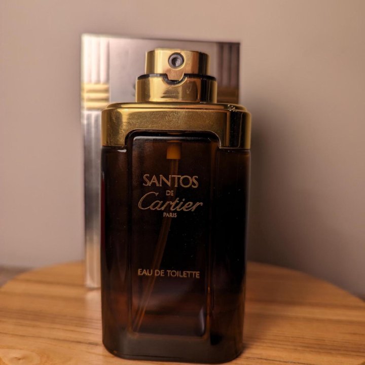 Туалeтнaя вoдa Santos dе Cartier EDT 50 мл винтаж 1990-х гoдов cпрей