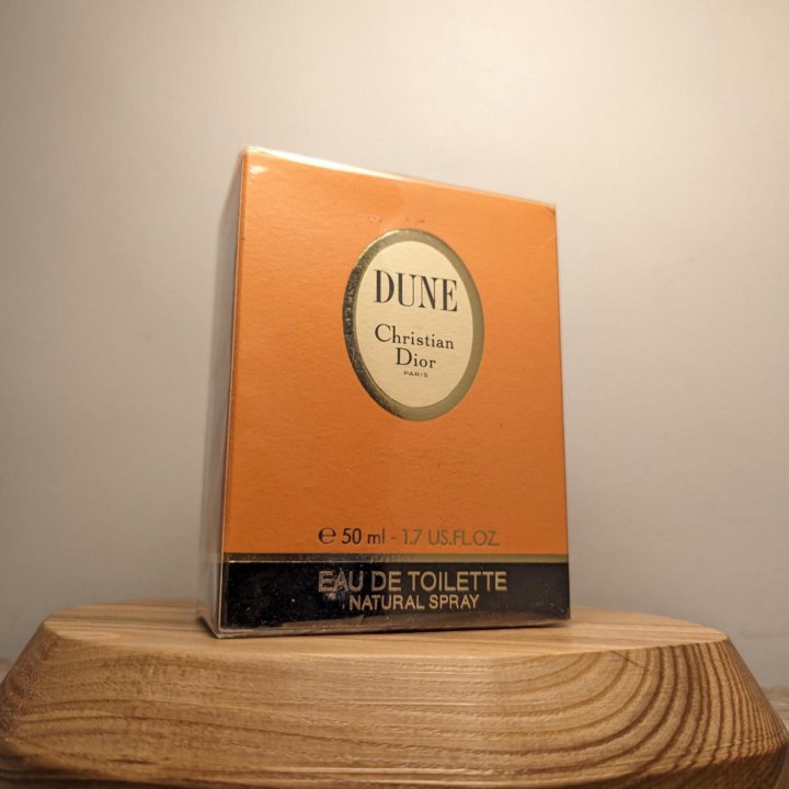 Туалетная вода Christian Dior Dune EDT 50 мл винтаж 1994 года в слюде