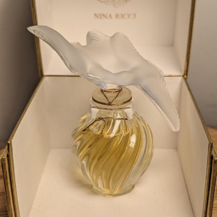 Духи Nina Ricci L'Air du Temps lalique 15 мл винтаж 1970-х годов пломба