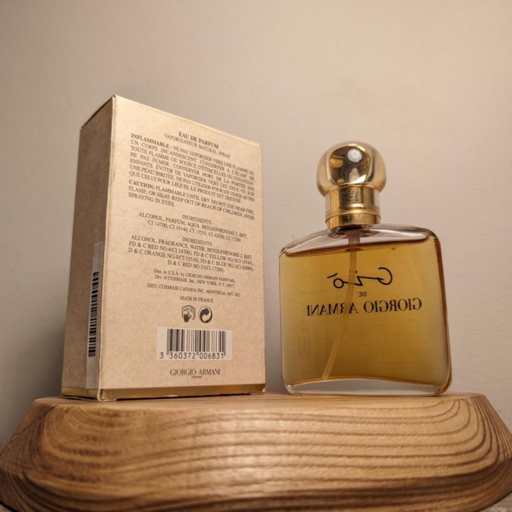 Парфюмерная вода Giorgio Armani Gio EDP 50 мл винтаж 1997 года спрей