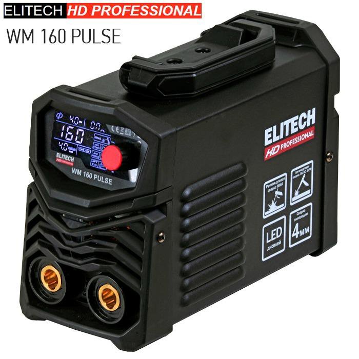 Сварочный инвертор Elitech HD WM 160 PULSE