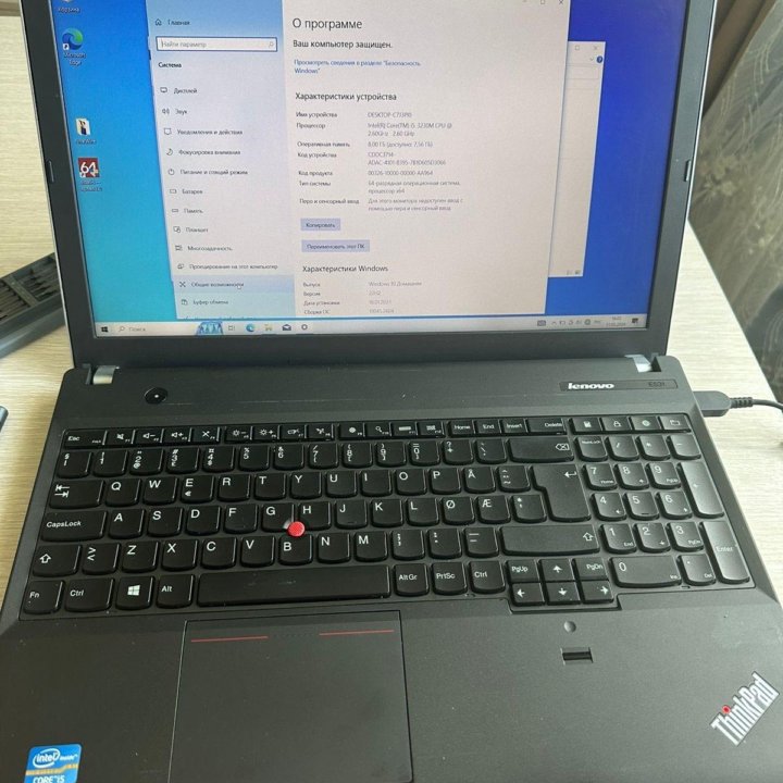 Lenovo thinkpad E531, 8gb ОЗУ , FULL HD, CORE I5 3