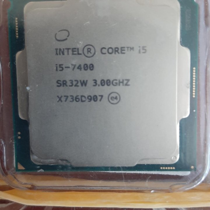 Процессор Intel(R) Core(TM) i5-7400 + Кулер