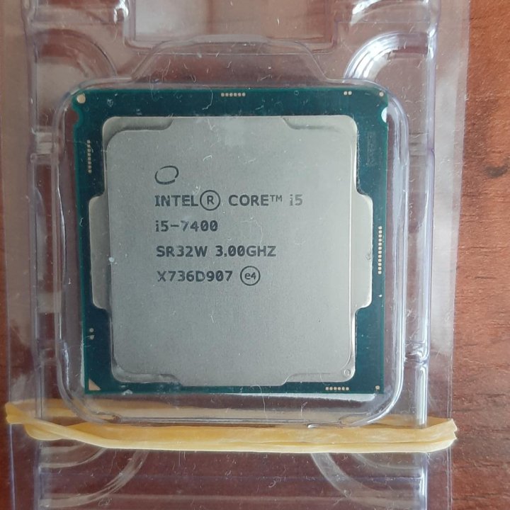 Процессор Intel(R) Core(TM) i5-7400 + Кулер