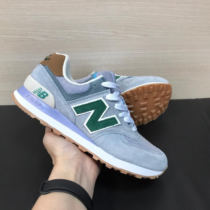 Кроссовки New Balance 574 голубые женские