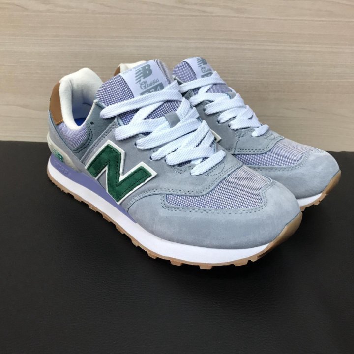 Кроссовки New Balance 574 голубые женские