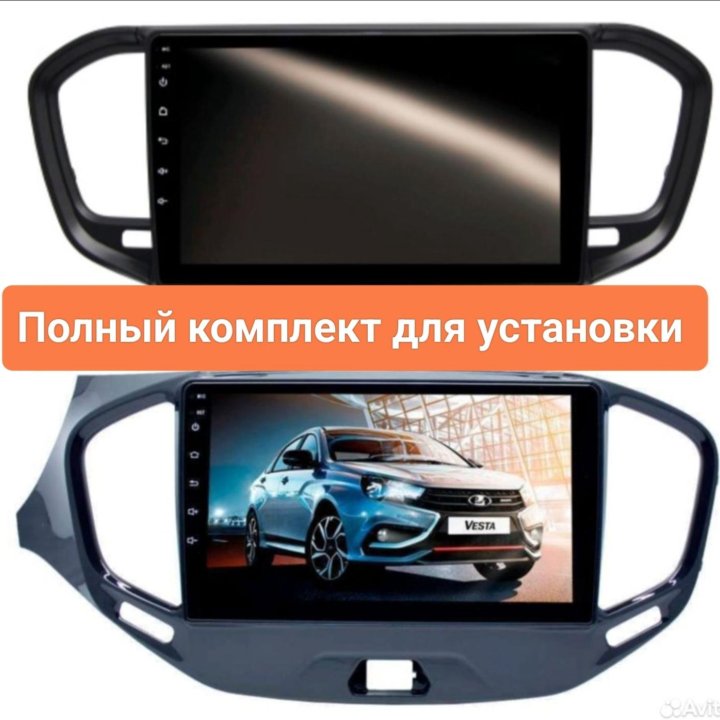 Магнитола android LADA vesta 9 дюймов