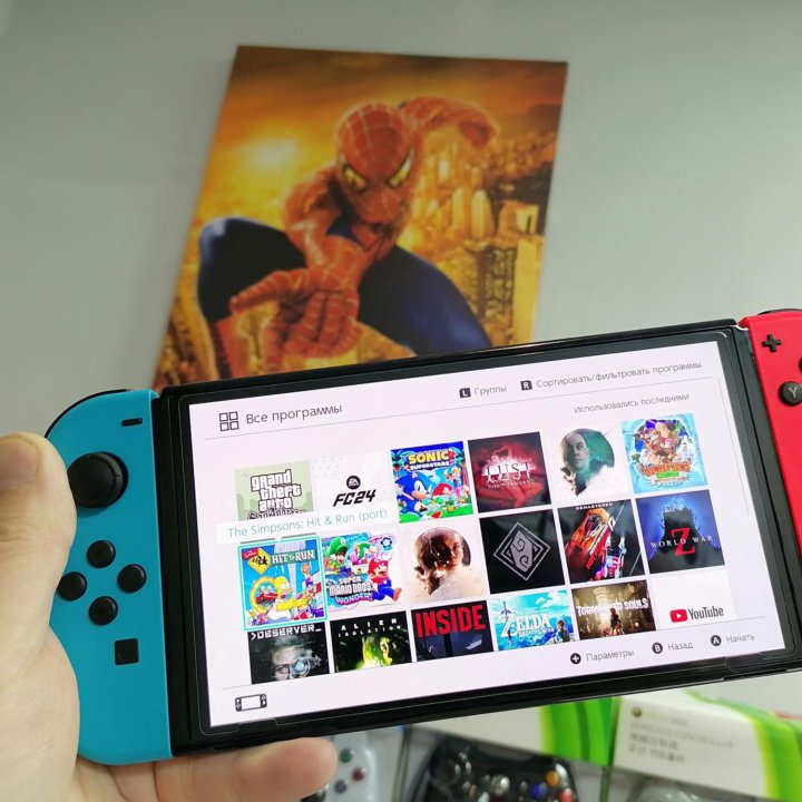 Nintendo Switch Oled 320gb+999игр