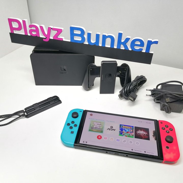 Nintendo Switch Oled 320gb+999игр