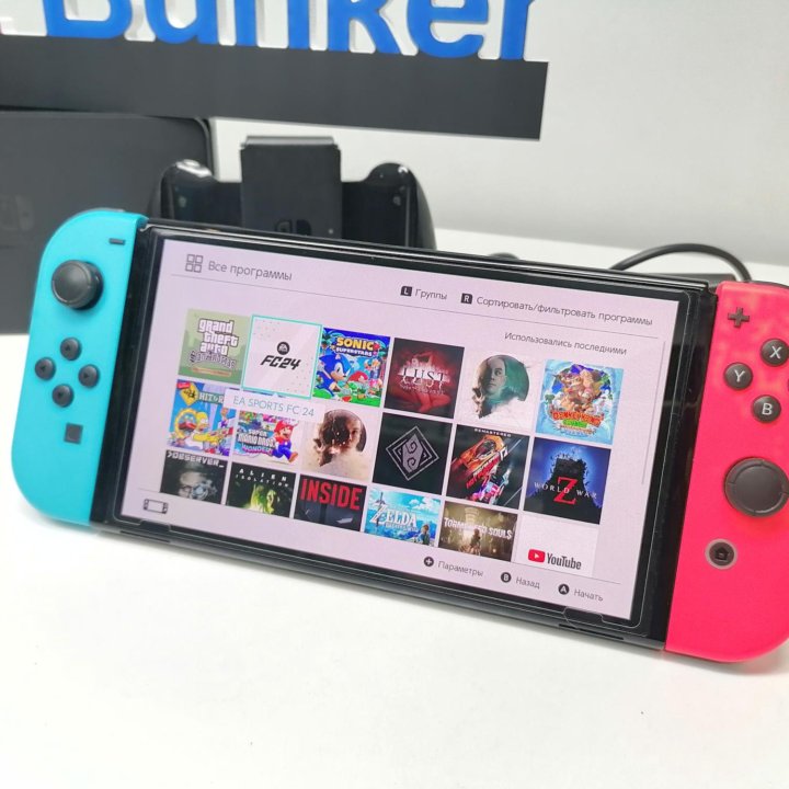 Nintendo Switch Oled 320gb+999игр