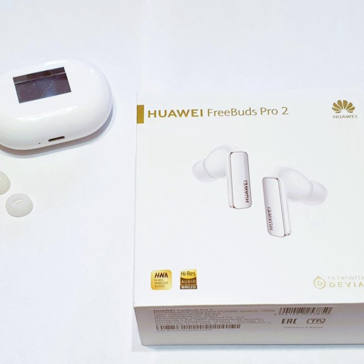 Наушники Huawei FreeBuds Pro 2 белые, беспроводные