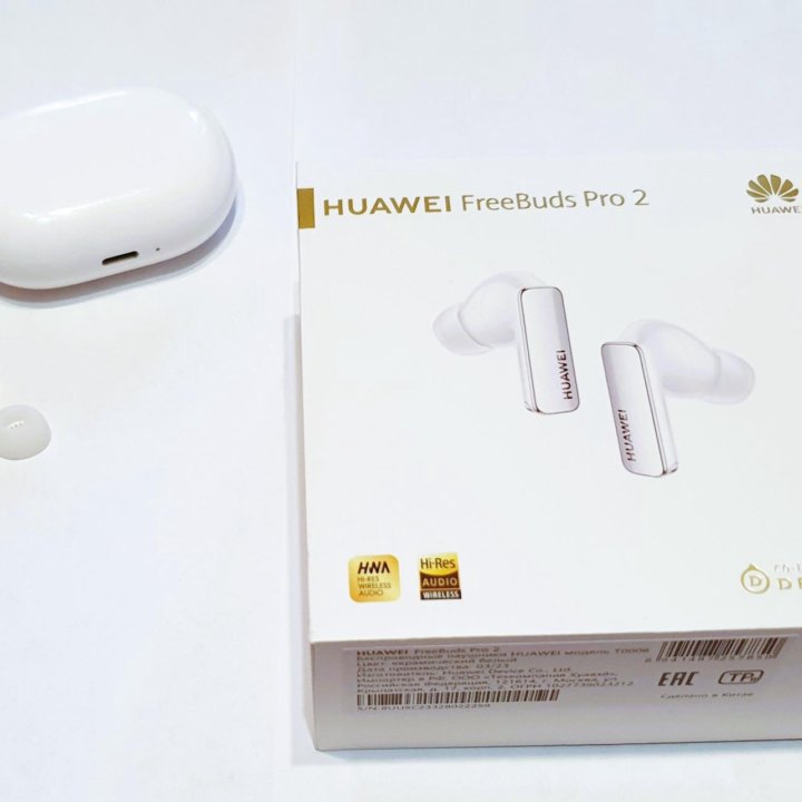 Наушники Huawei FreeBuds Pro 2 белые, беспроводные