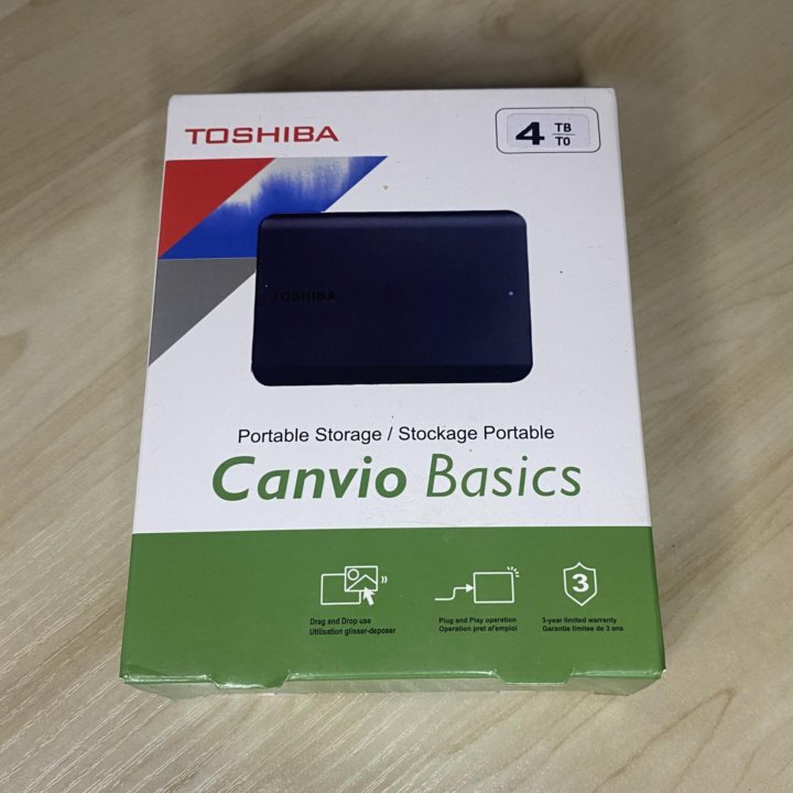 Toshiba 4 ТБ, Canvio Basics