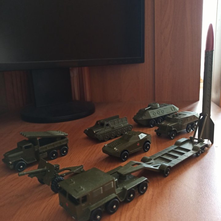 Игрушки СССР Военная техника набор 1