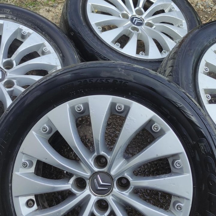 Лето R16 4x108 Bridgestone 205/55