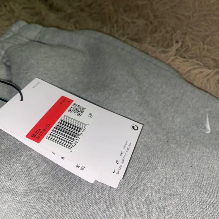 Спортивные брюки Nike Swoosh Fleece grey