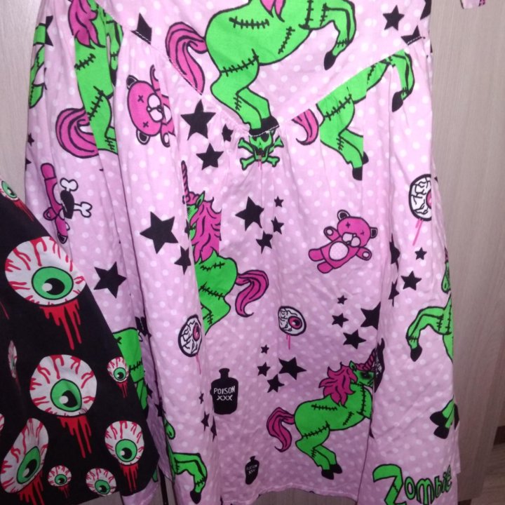 Hell Bunny Eyeball/Hell Bunny Zombie Unicorn Dress