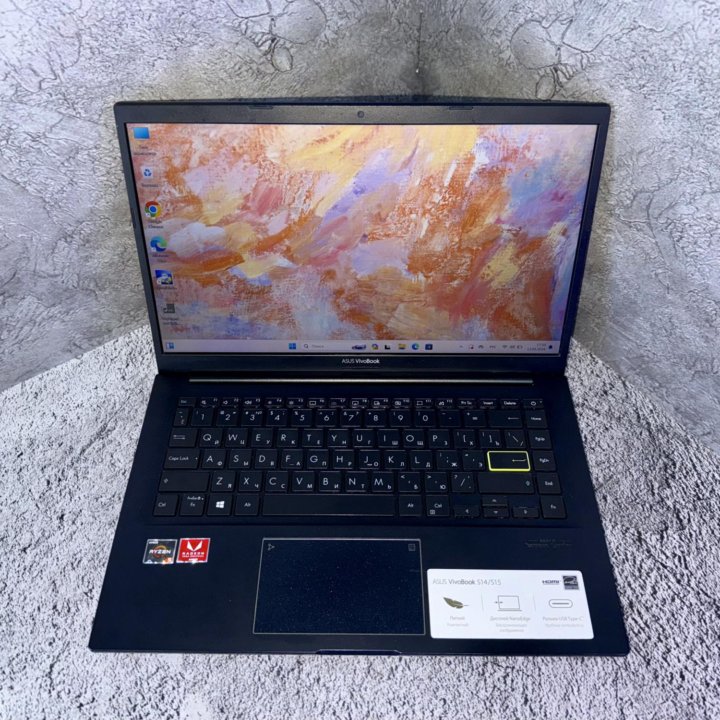 Ноутбук asus на ryzen 5 3500U/ ssd 512 gb