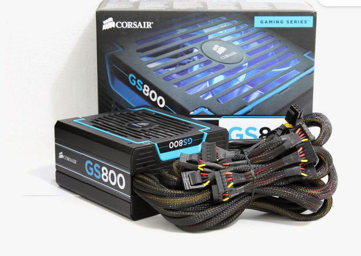 Новый блок с хранения Corsair GS800 на 800Вт