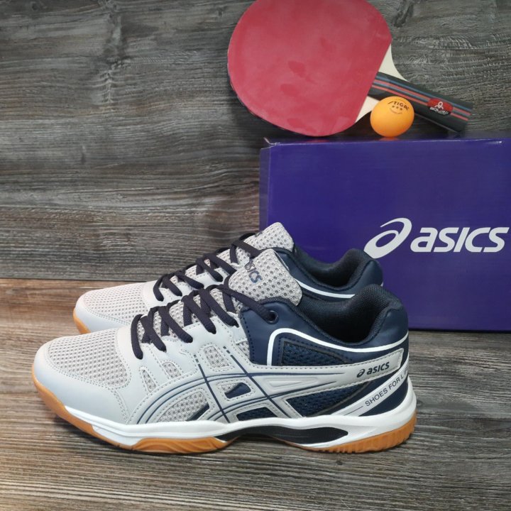 Кроссовки Asics для тенниса артикул 2219 серый син