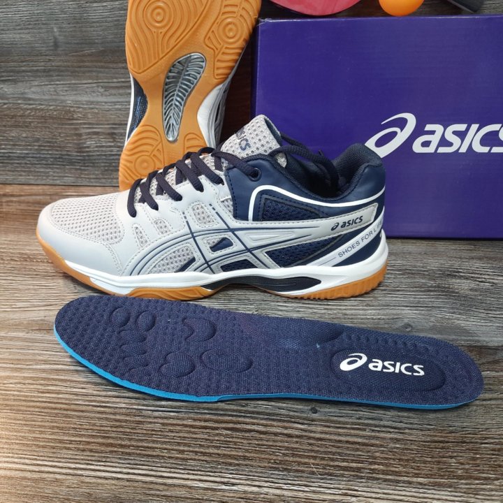 Кроссовки Asics для тенниса артикул 2219 серый син