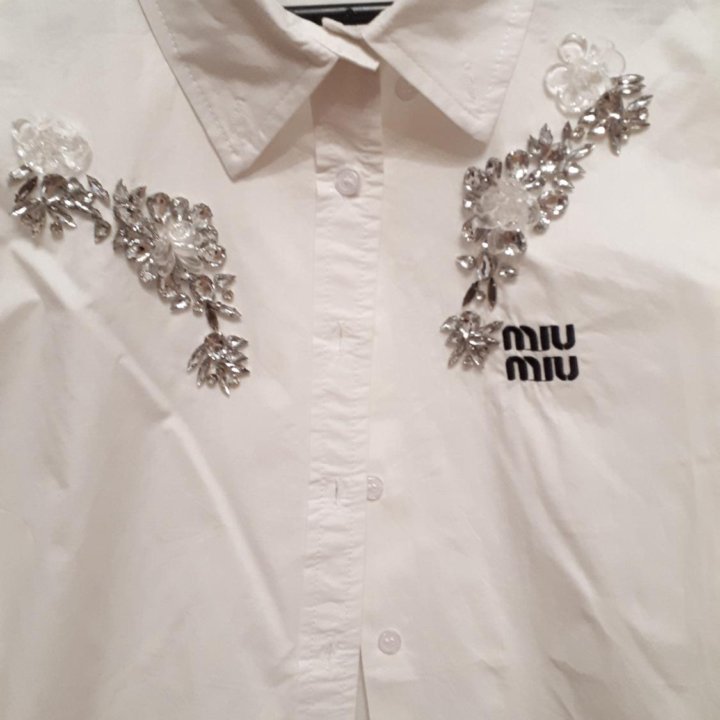 Блузка рубашка MIU MIU новая