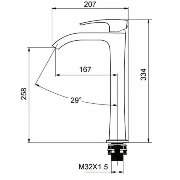 Смеситель новый Gappo G07-6 35mm