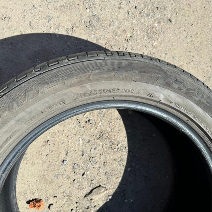 2шт. 235/55 R19 BRIDGESTONE ЛЕТО