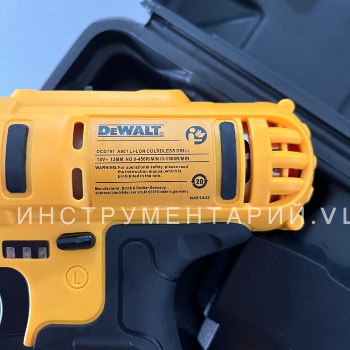 Шуруповерт DeWALT 18 v