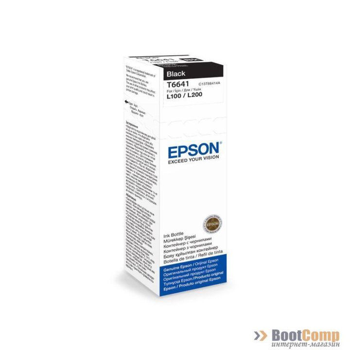 Картридж Epson C13T66414A L100 Black