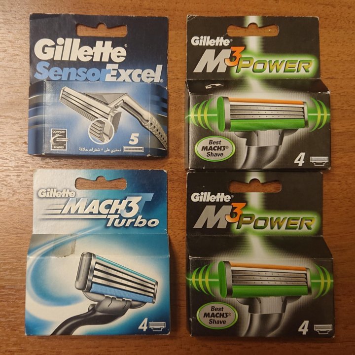 Кассеты (лезвия) Gillette