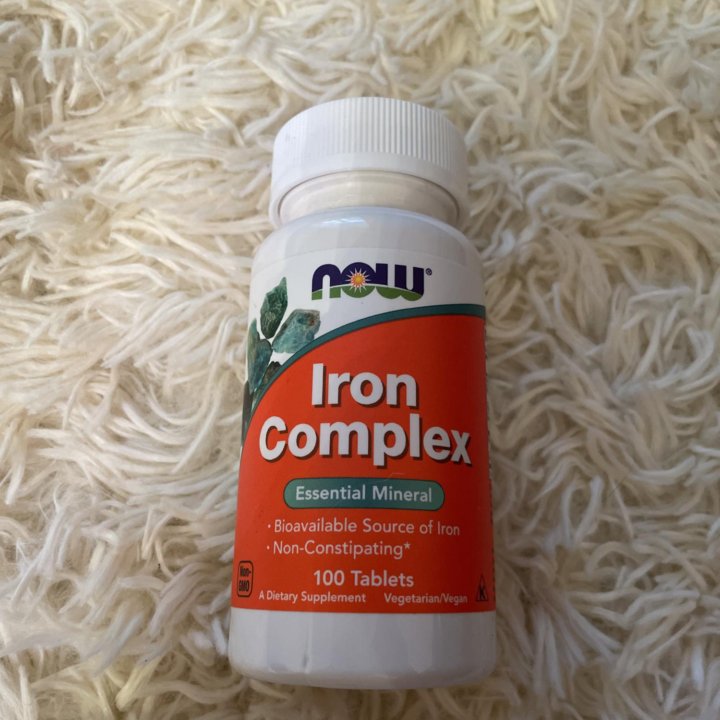 Iron complex NOW витамины БАД