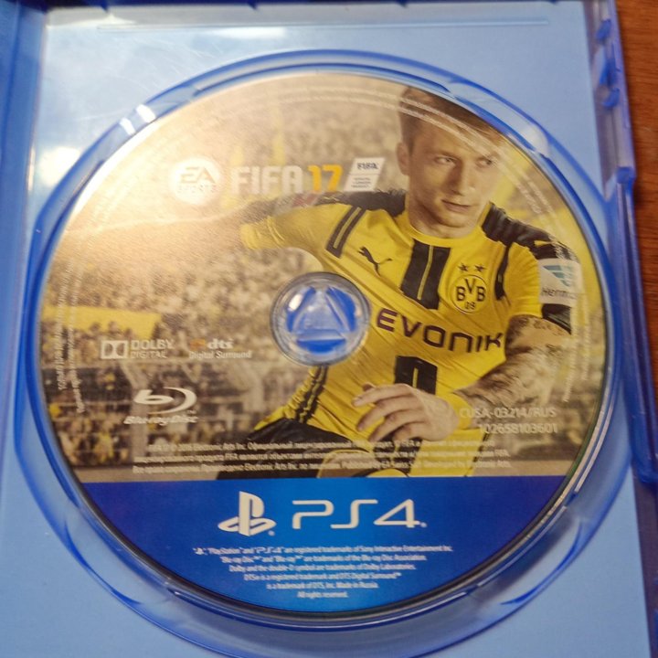 Диски для ps4 fifa17, ufs2