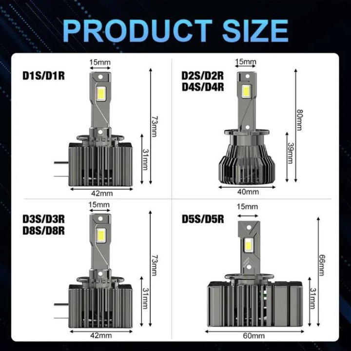 LED d3s пара