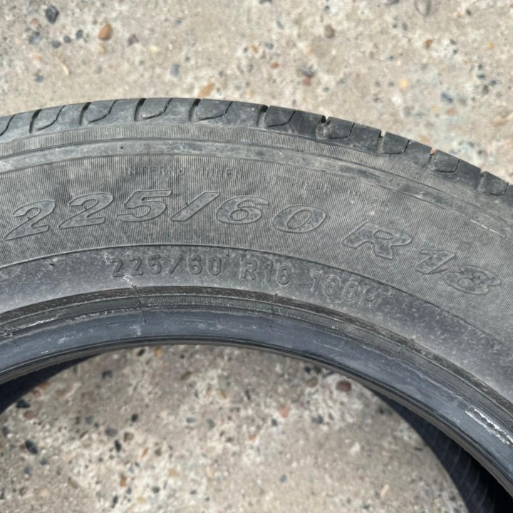 2шт. 225/60 R18 PIRELLI ЛЕТО