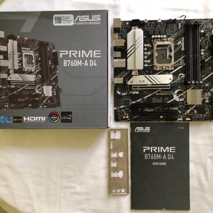 Материнская плата ASUS PRIME B760M-A D4 LGA1700