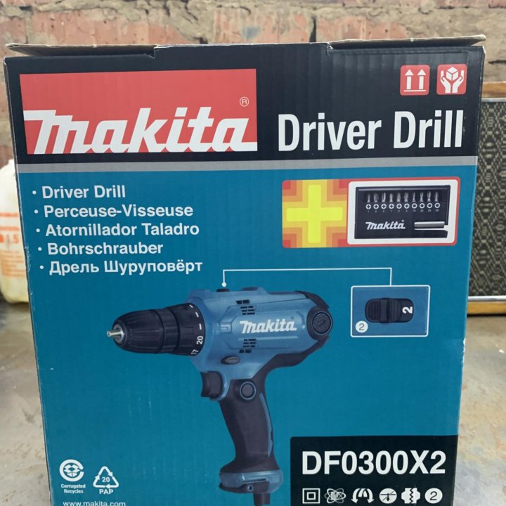 Сетевой шуруповерт Makita