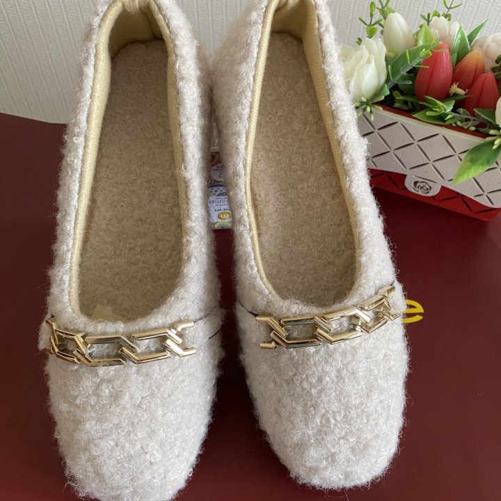 Туфли меховые