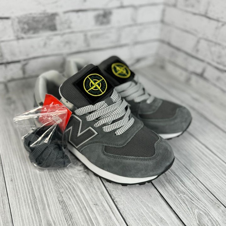 Кроссовки New Balance & Stone Island