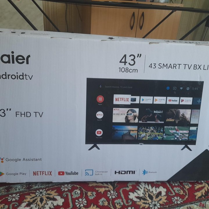 Телевизор Нaier 43 SMART TV BX LIGHT