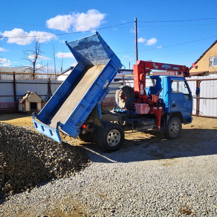 Самосвал манипулятор mitsubishi canter