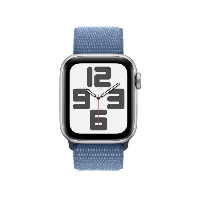 Apple Watch SE 2023 40mm Silver Winter Blue Sport Loop