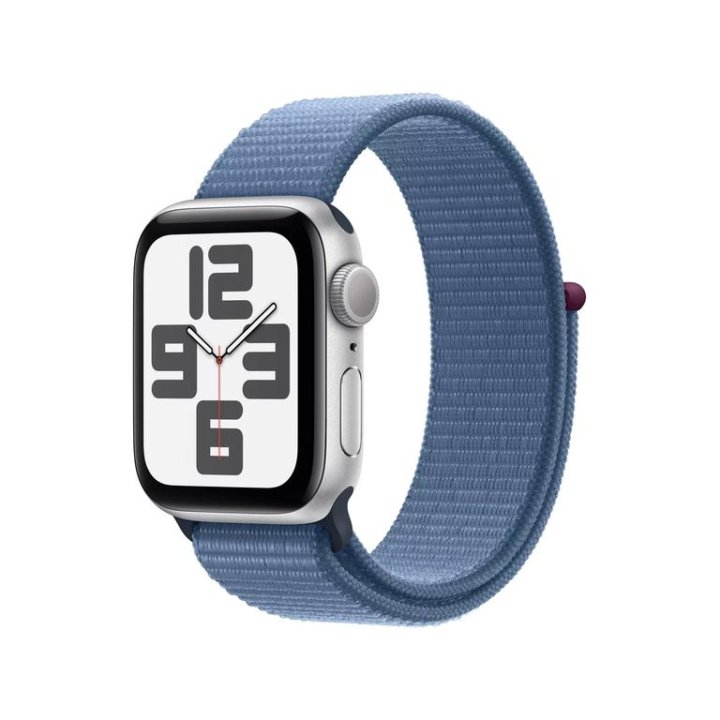 Apple Watch SE 2023 40mm Silver Winter Blue Sport Loop